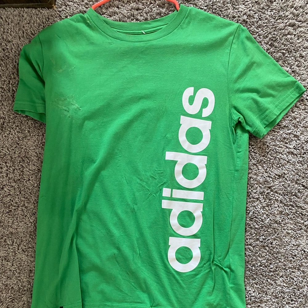 Adidas green T-shirt
